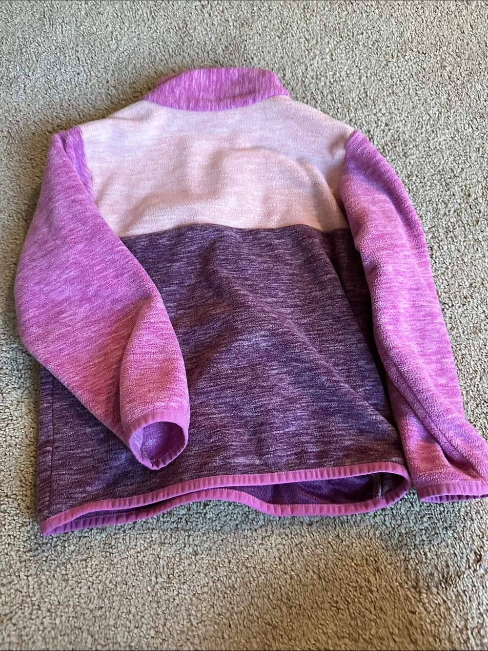 Hanna Andersson Two-Tone Purple Girls Jogger Pants & sweatshirt